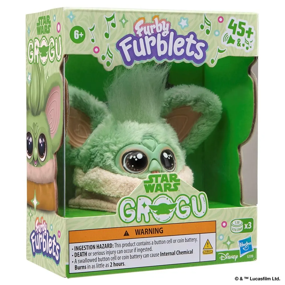 Peluche Electrónico Furby Furblets Grogu Star Wars