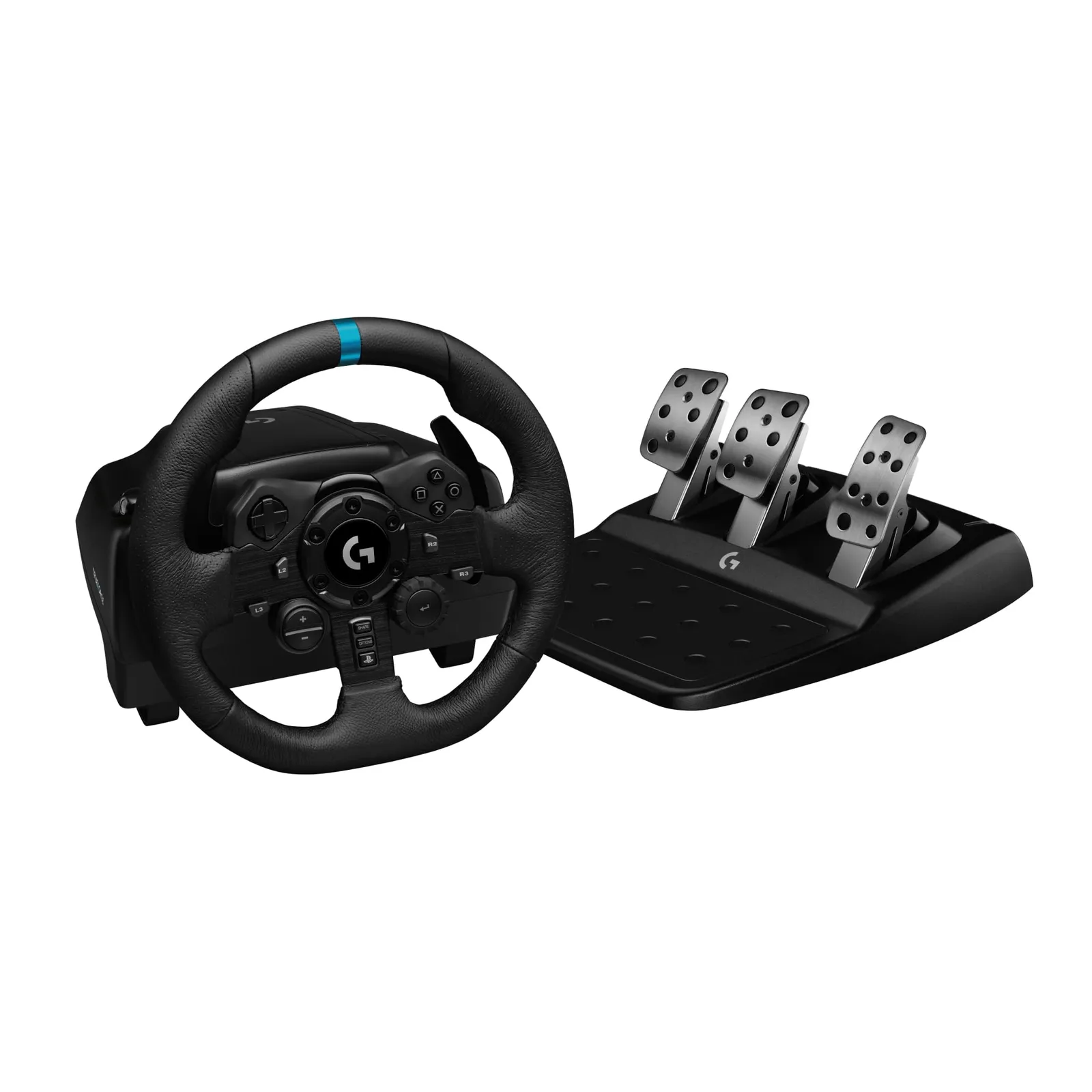 Volante y Pedales Logitech G G923 TRUEFORCE PS5, PS4, PC, Mac - Negro