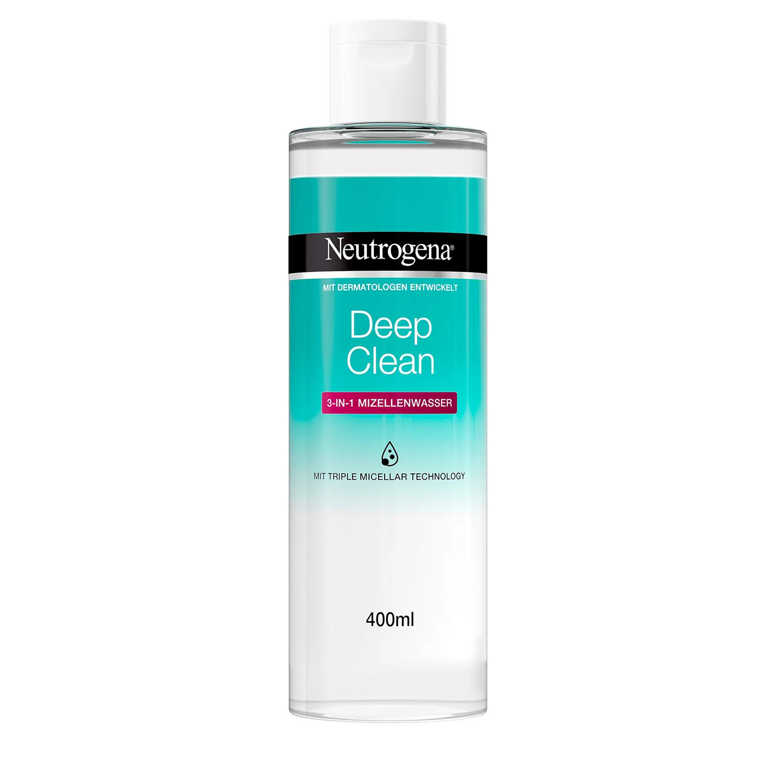 Neutrogena Deep Clean: Agua Micelar 3 en 1, 400ml