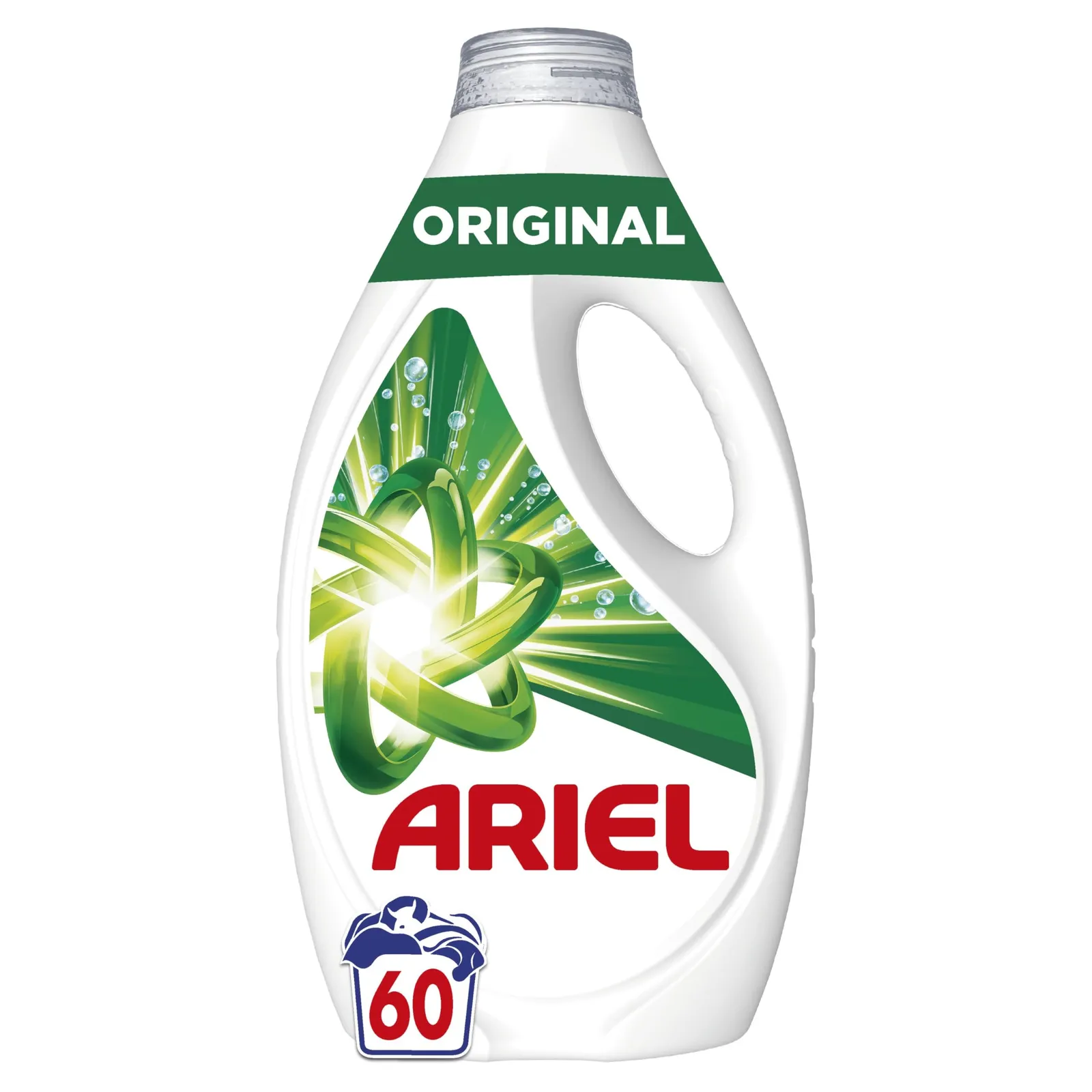 Ariel Detergente Líquido 60 Lavados - Limpieza Eficaz en Frío
