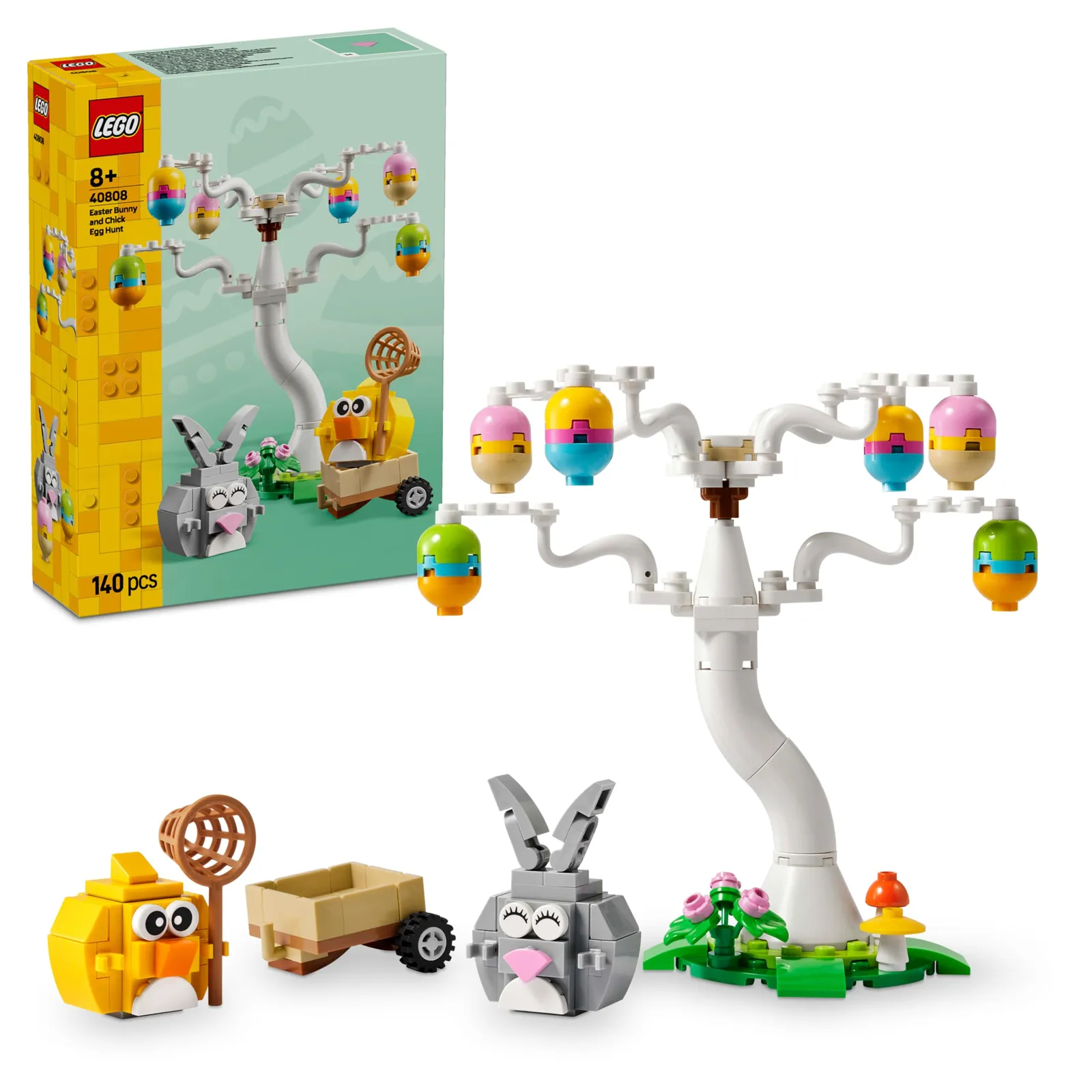 LEGO Set Búsqueda de Huevos de Pascua: Conejo y Pollito