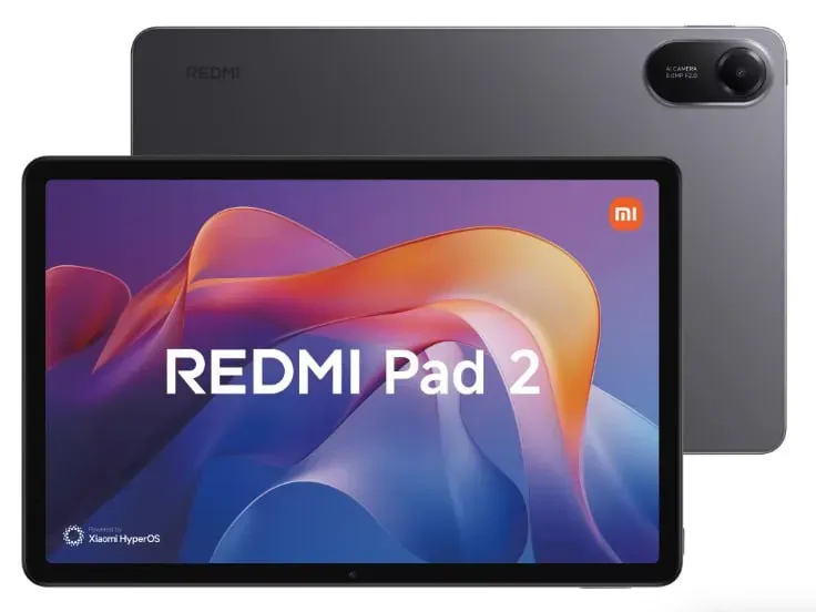 Tablet Xiaomi Redmi Pad 2: 11" 2.5K, Helio G-100 Ultra, 8GB RAM, 256GB almacenamiento