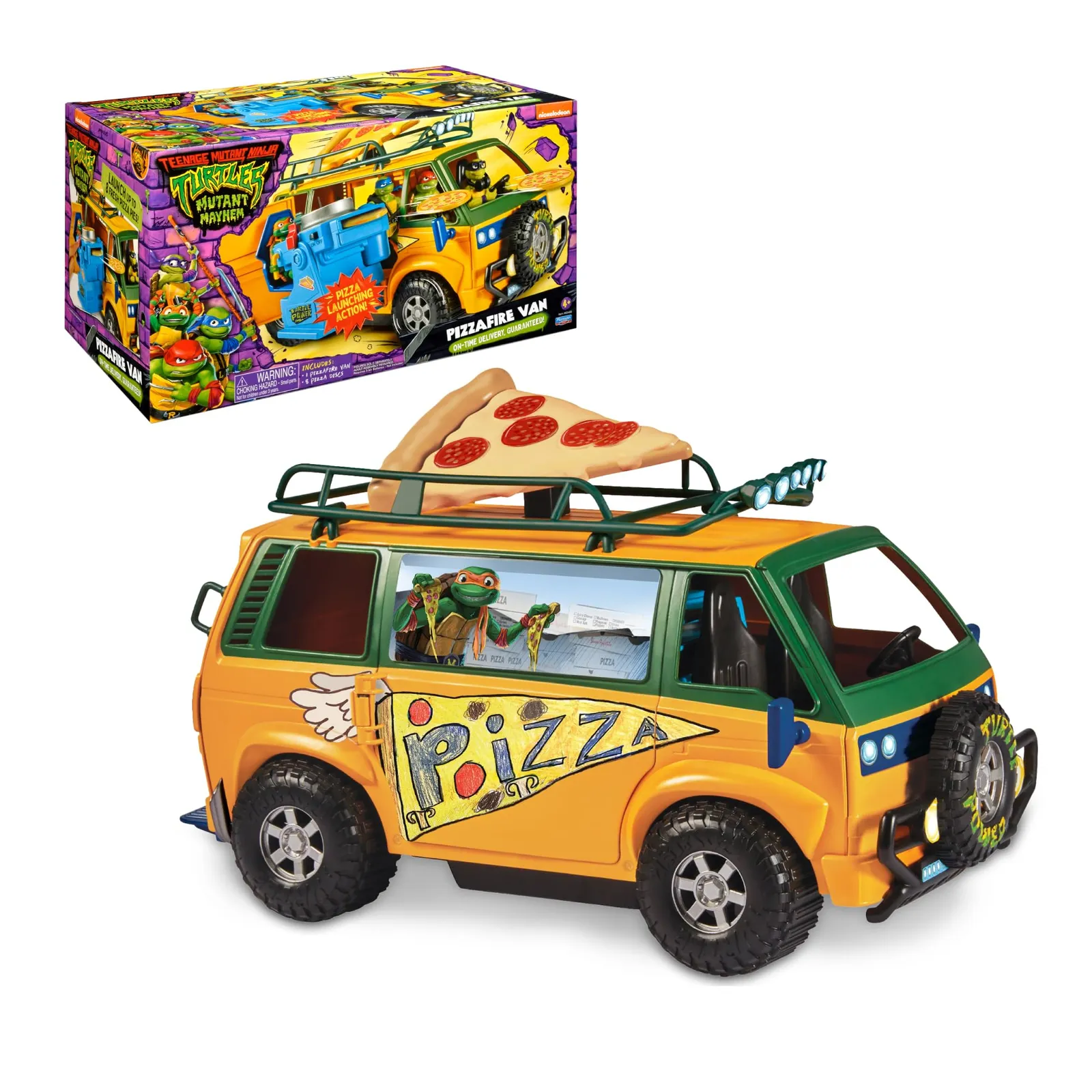 Furgoneta TMNT Pizza Fire Delivery Van: Tortugas Ninja Caos Mutante