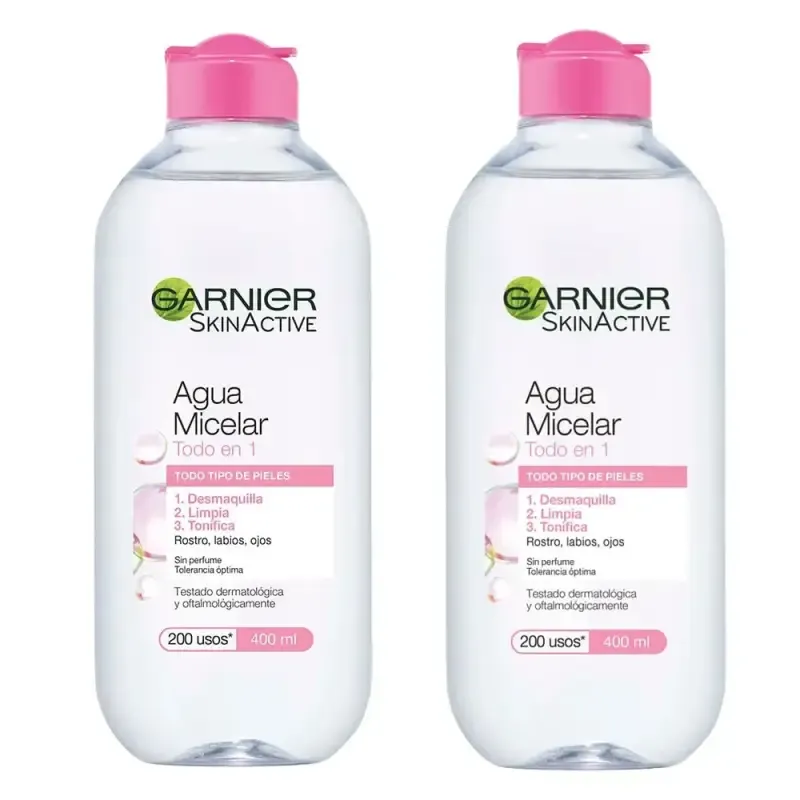 2x Agua Micelar Garnier 400ml