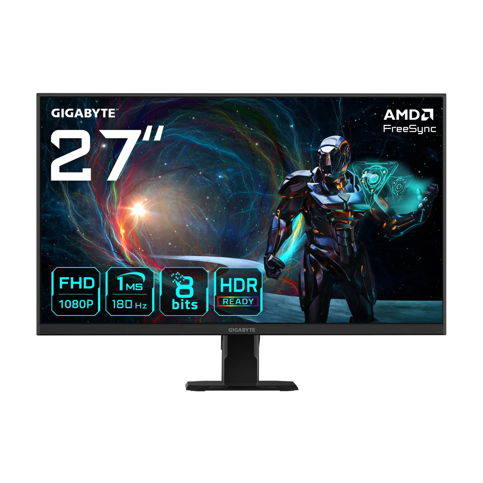 Monitor Gaming GIGABYTE GS27FA 27" FHD 180Hz 1ms FreeSync HDR Ready