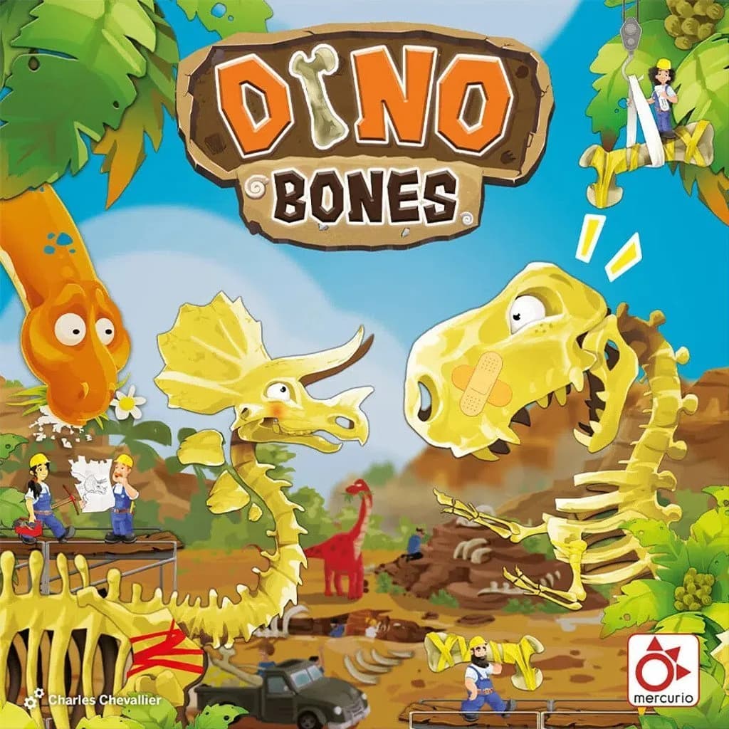 Dino Bones - Juego de Mesa Familiar