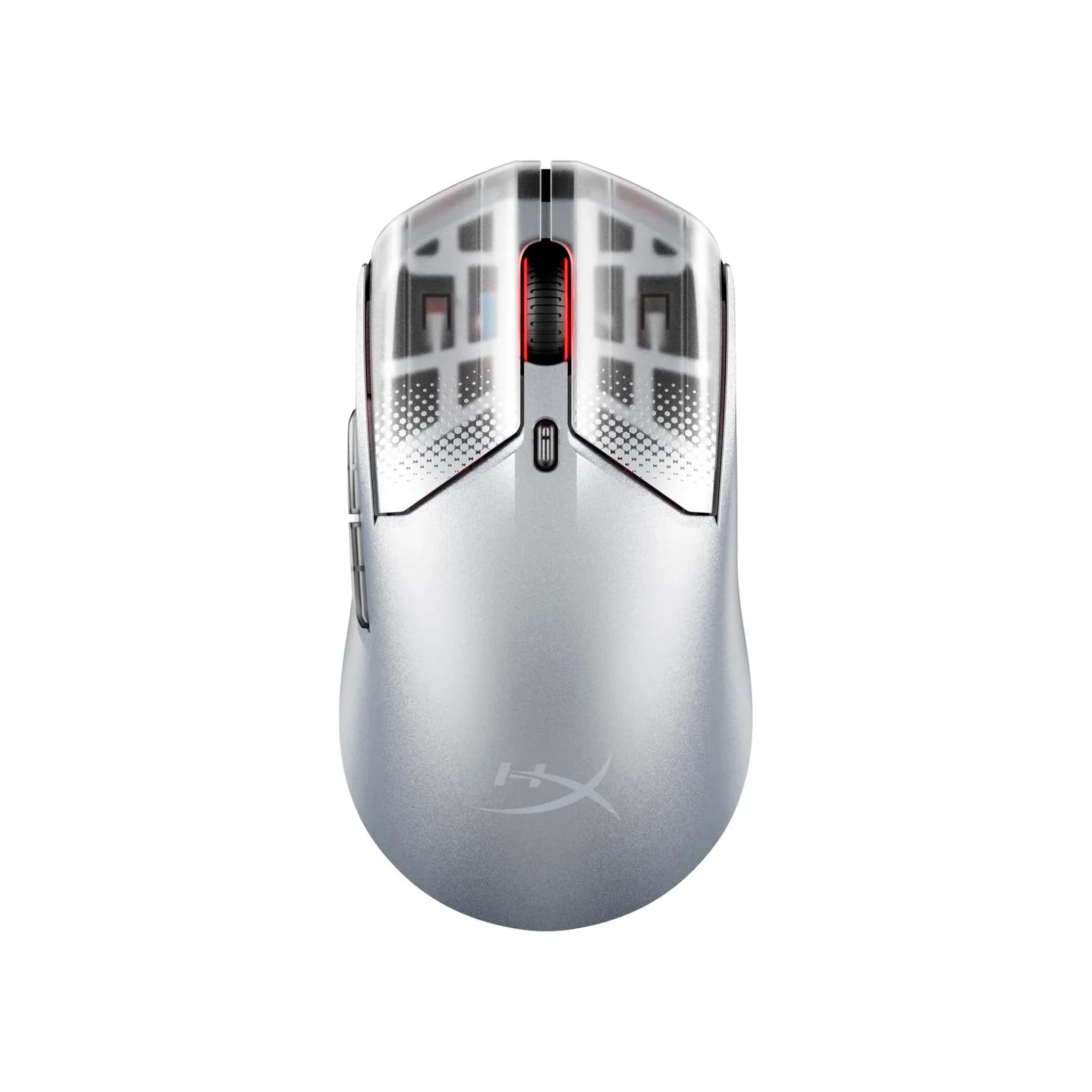 Ratón Gaming Inalámbrico HyperX Pulsefire Plata, 64g, Batería 120h, Sensor 26K