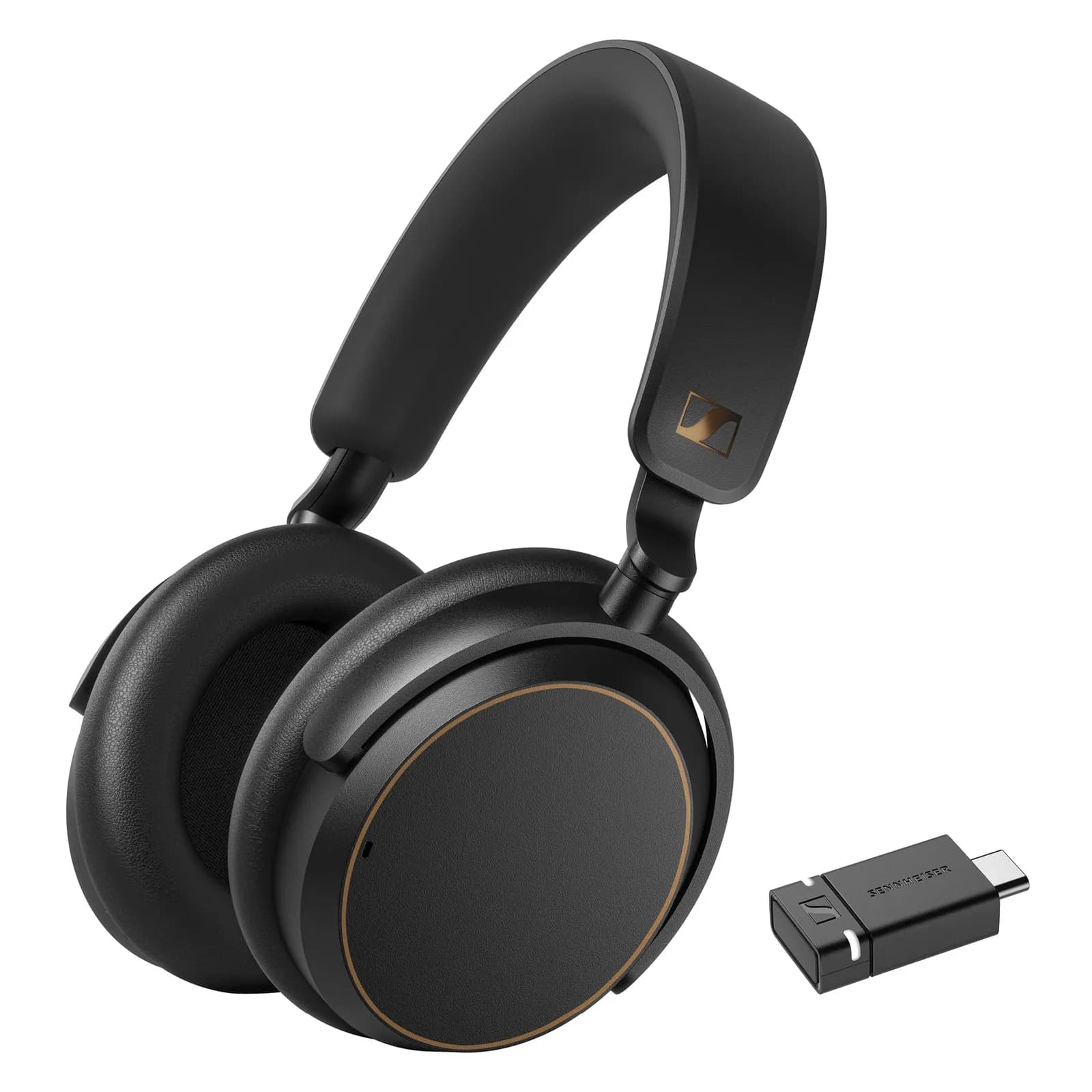 Auriculares Sennheiser Accentum con cancelación de ruido activa y transmisor BTD 600