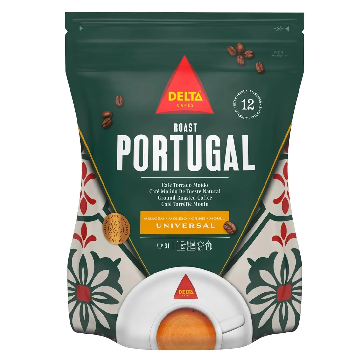 Pack 2x Delta Cafés Origen Portugal Café Molido 220g