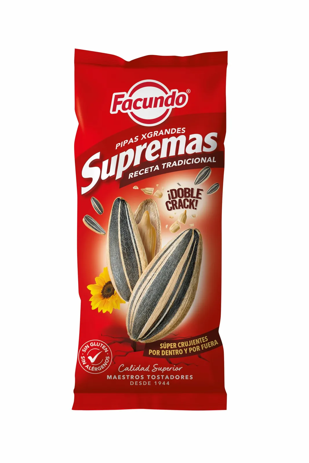 Facundo Pipas Girasol Supremas 2x120g