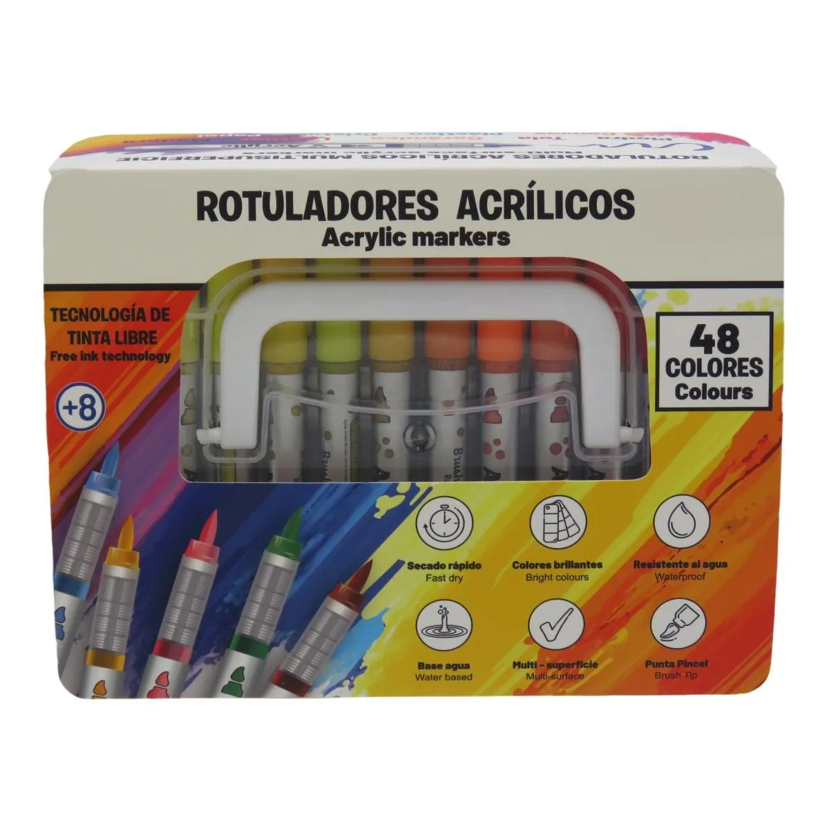Pack 48 Rotuladores Acrílicos CyP Brands Multicolor (Exclusivo El Corte Inglés)