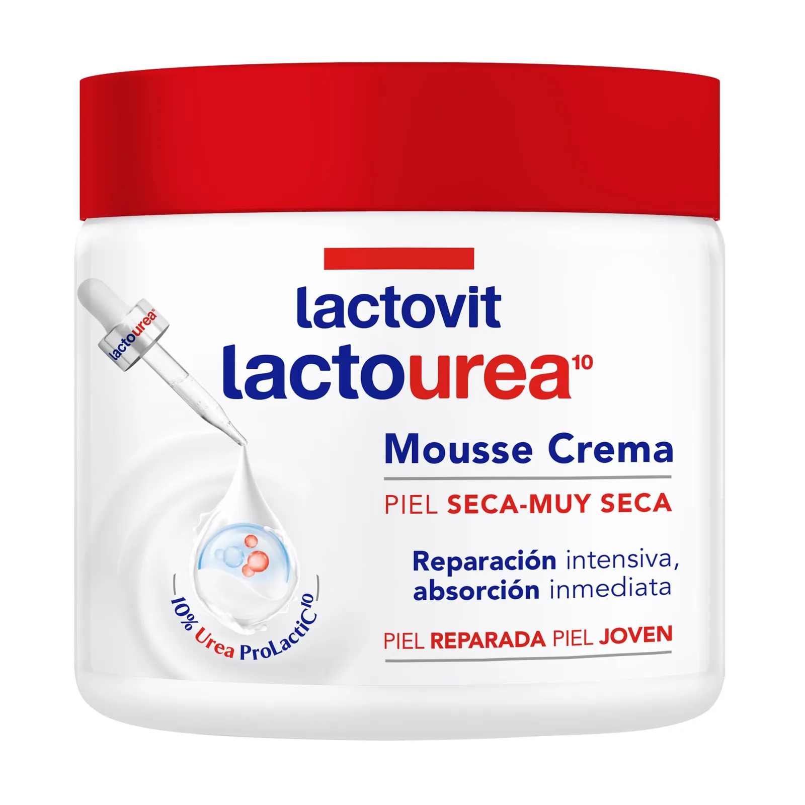 Pack 2x Lactovit Lactourea Mousse Crema Hidratante 400ml