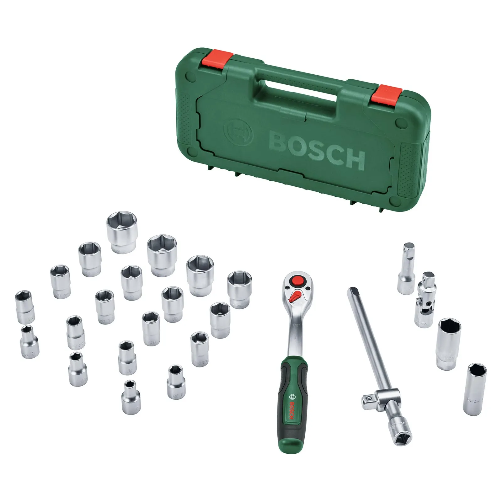 Juego Carraca Bosch 25 Piezas 1/2"