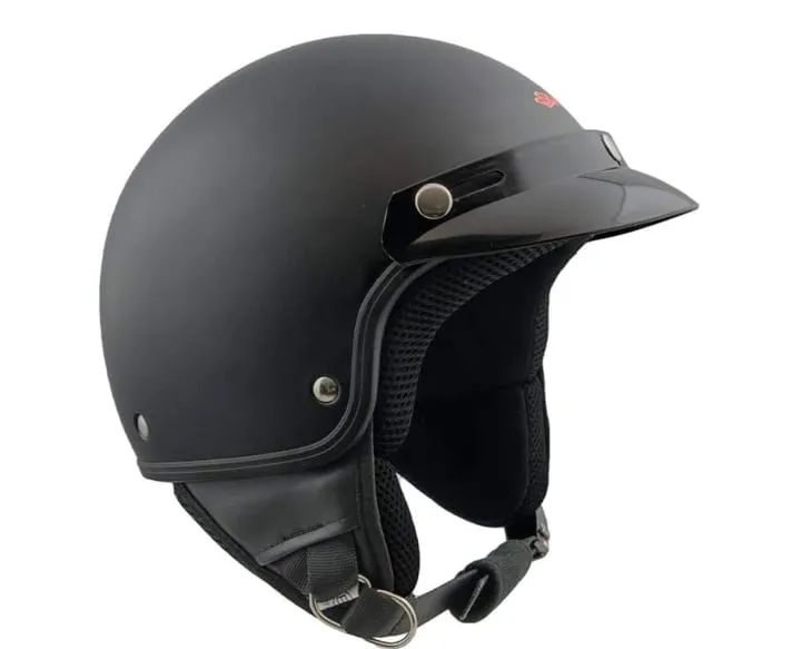 Casco Jet SKA-P 1FHA Smarty Negro Mate