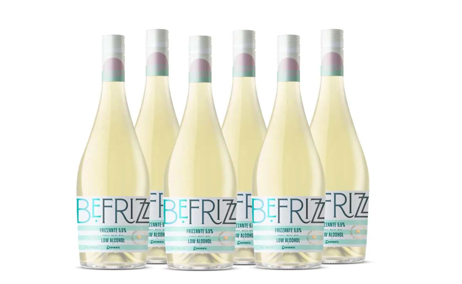 Pack 6 Botellas Codorniu BeFrizz Blanco Espumoso 75cl