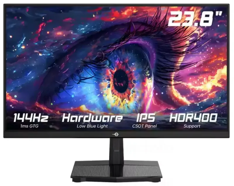 Monitor TITAN ARMY de 24 pulgadas con panel IPS, resolución FHD y 144Hz de refresco