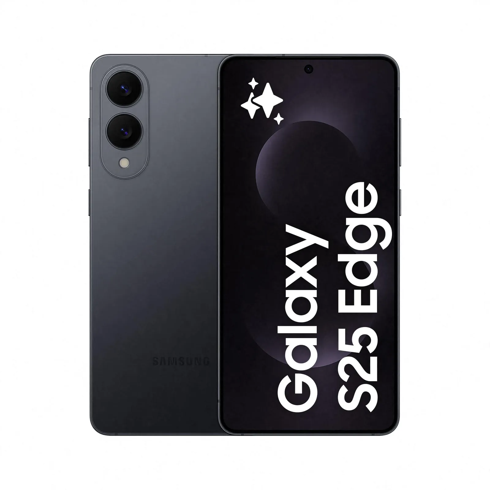 Samsung Galaxy S25 Edge 256GB: Móvil Fino con IA, 12GB RAM, Cámara 200MP, Batería Larga Duración, Titanio Negro Intenso