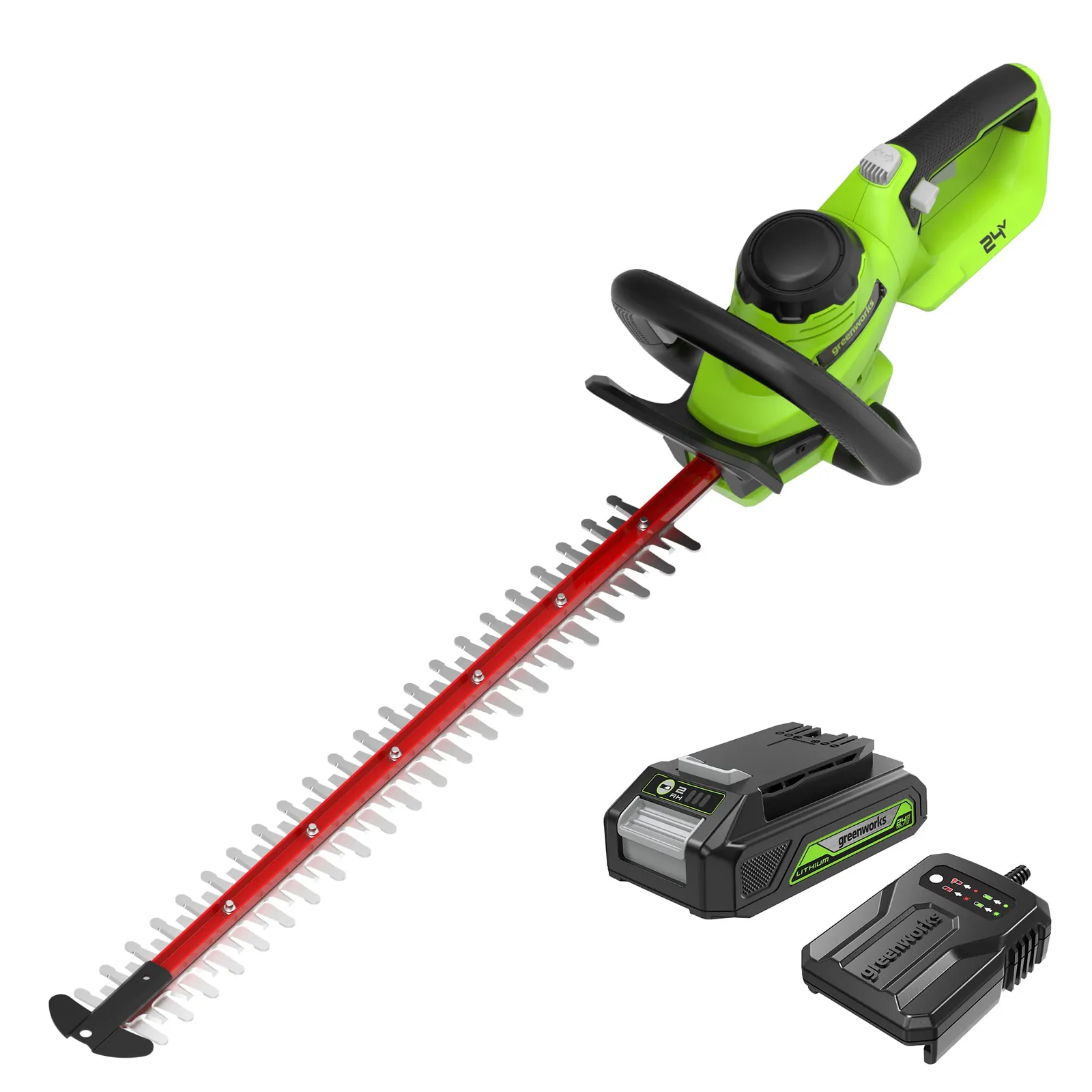 Cortasetos Inalámbrico Greenworks G24HT56 24V, 56cm