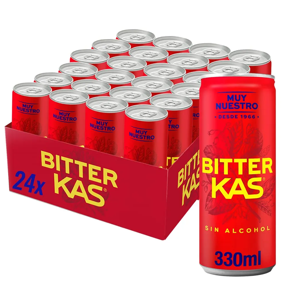Pack 24 Latas Kas Bitter Refresco 330ml