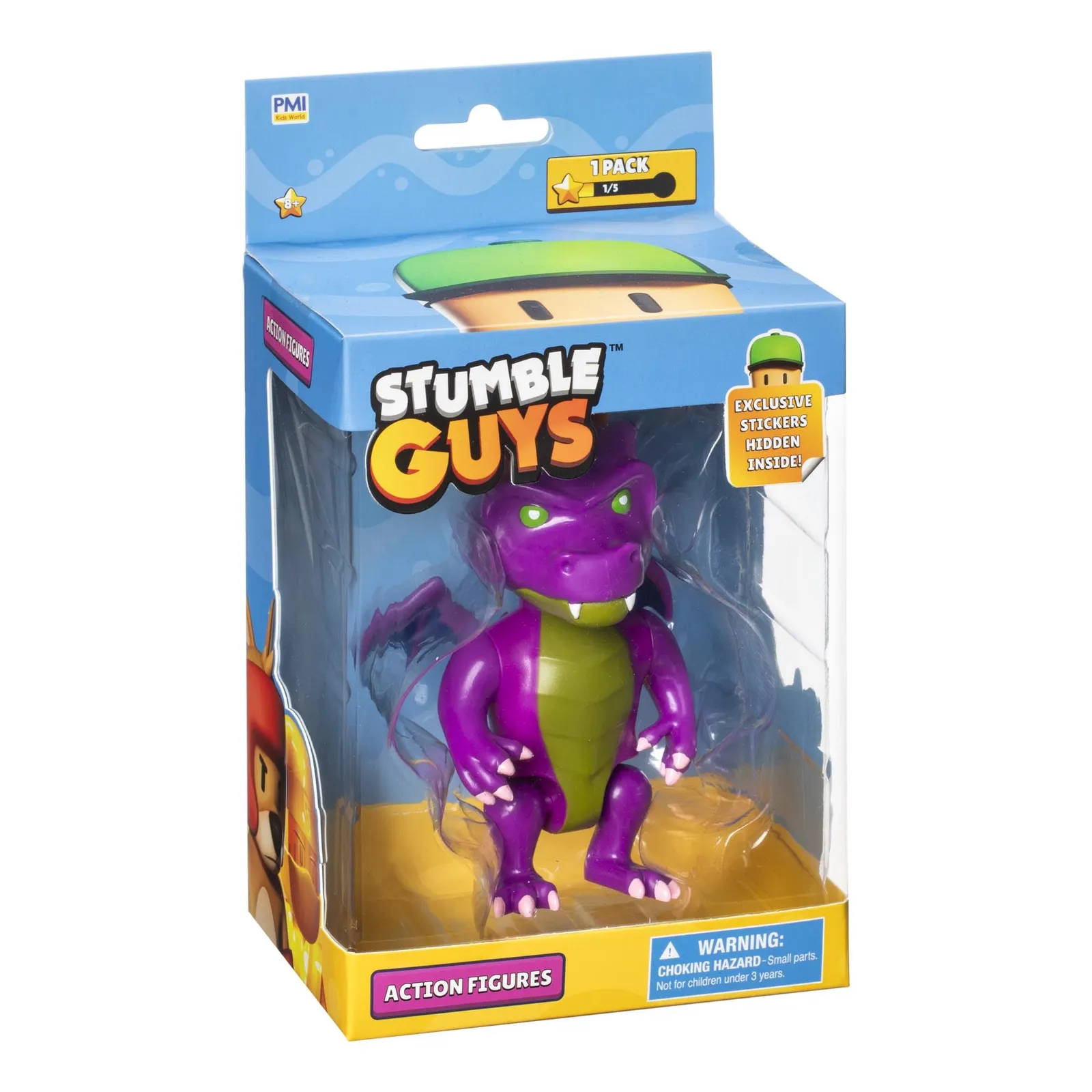 Bandai Stumble Guys Figura Articulada Dusk Dragon 11cm
