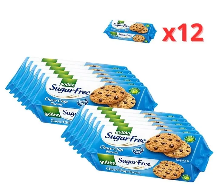 Gullón Galletas sin azúcar 12 unidades (125g cada una)