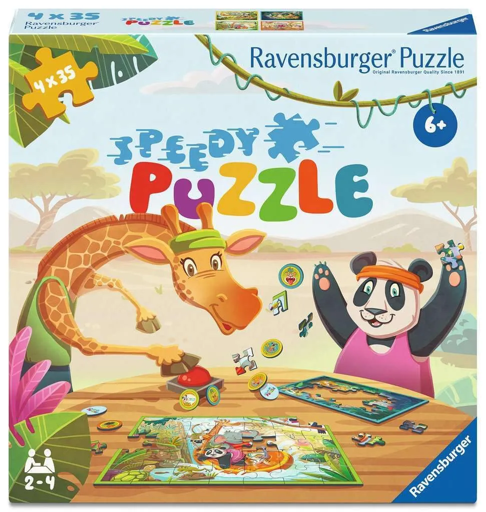 Ravensburger Speedy Puzzle: Juego de mesa para 2-4 jugadores