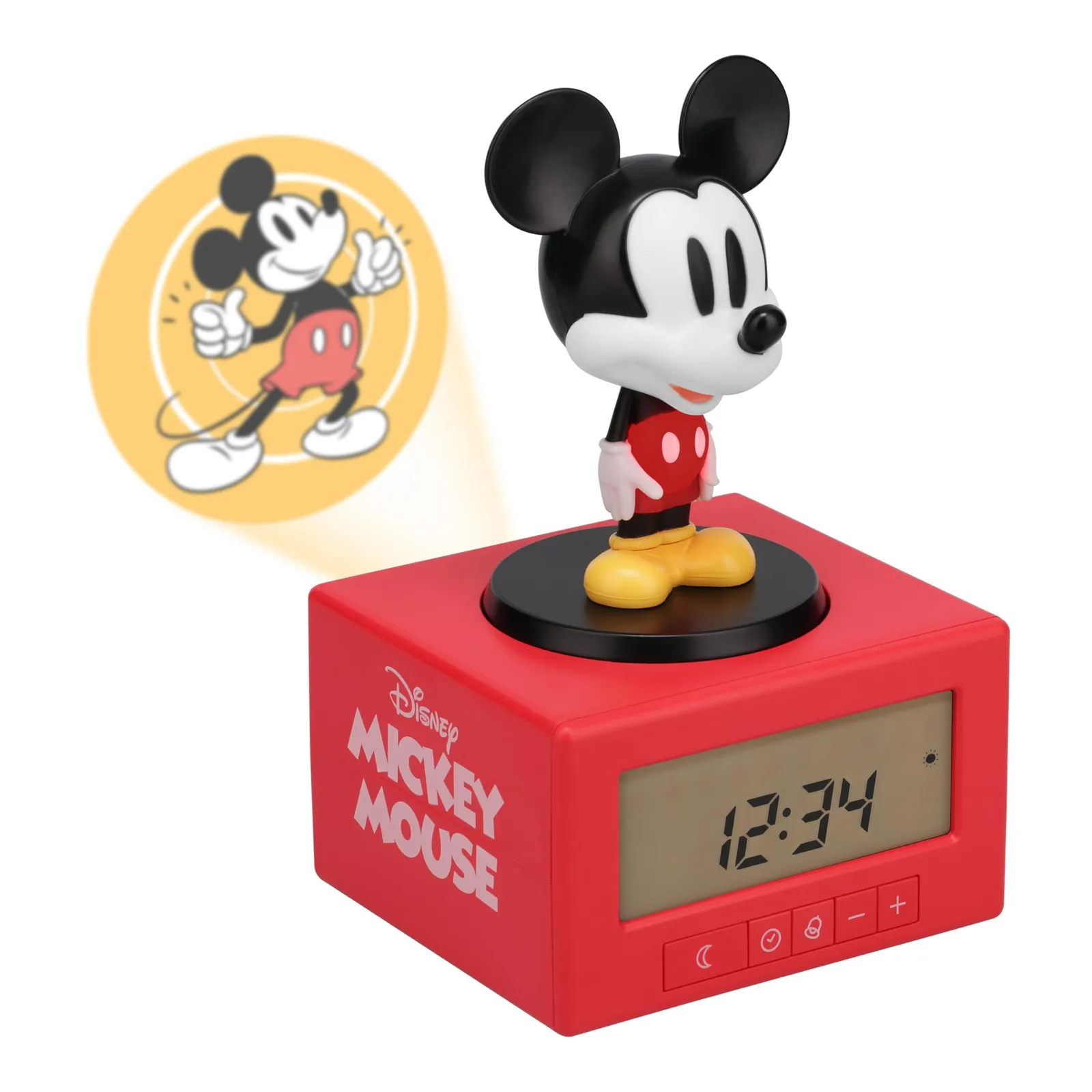 Paladone Mickey Mouse Reloj Despertador Infantil para Rutinas de Sueño
