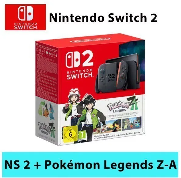 Nintendo Switch OLED + Pokémon Legends: Z-A (código descarga)