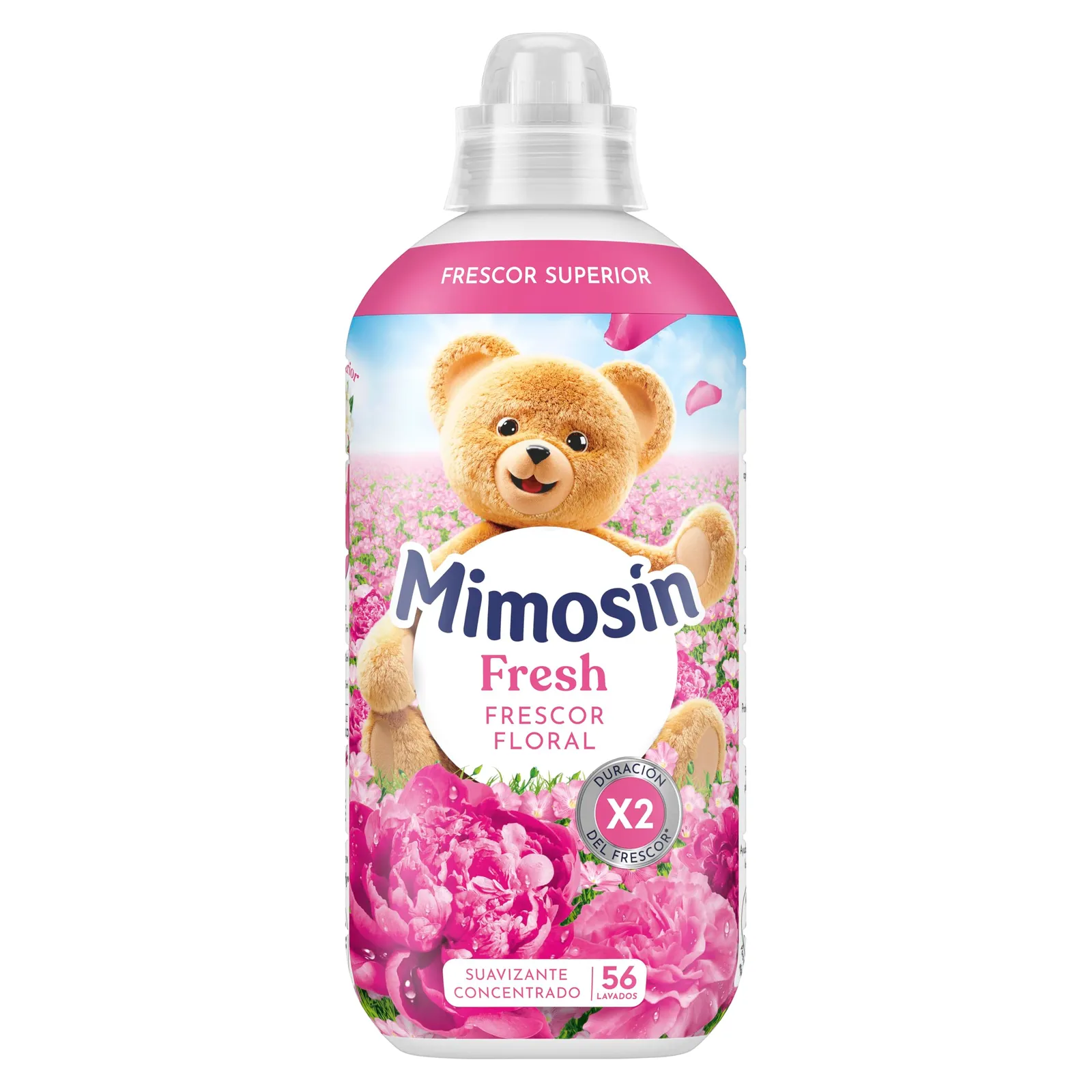 2x Mimosín Frescor Floral Suavizante Concentrado - 56 Lavados cada uno