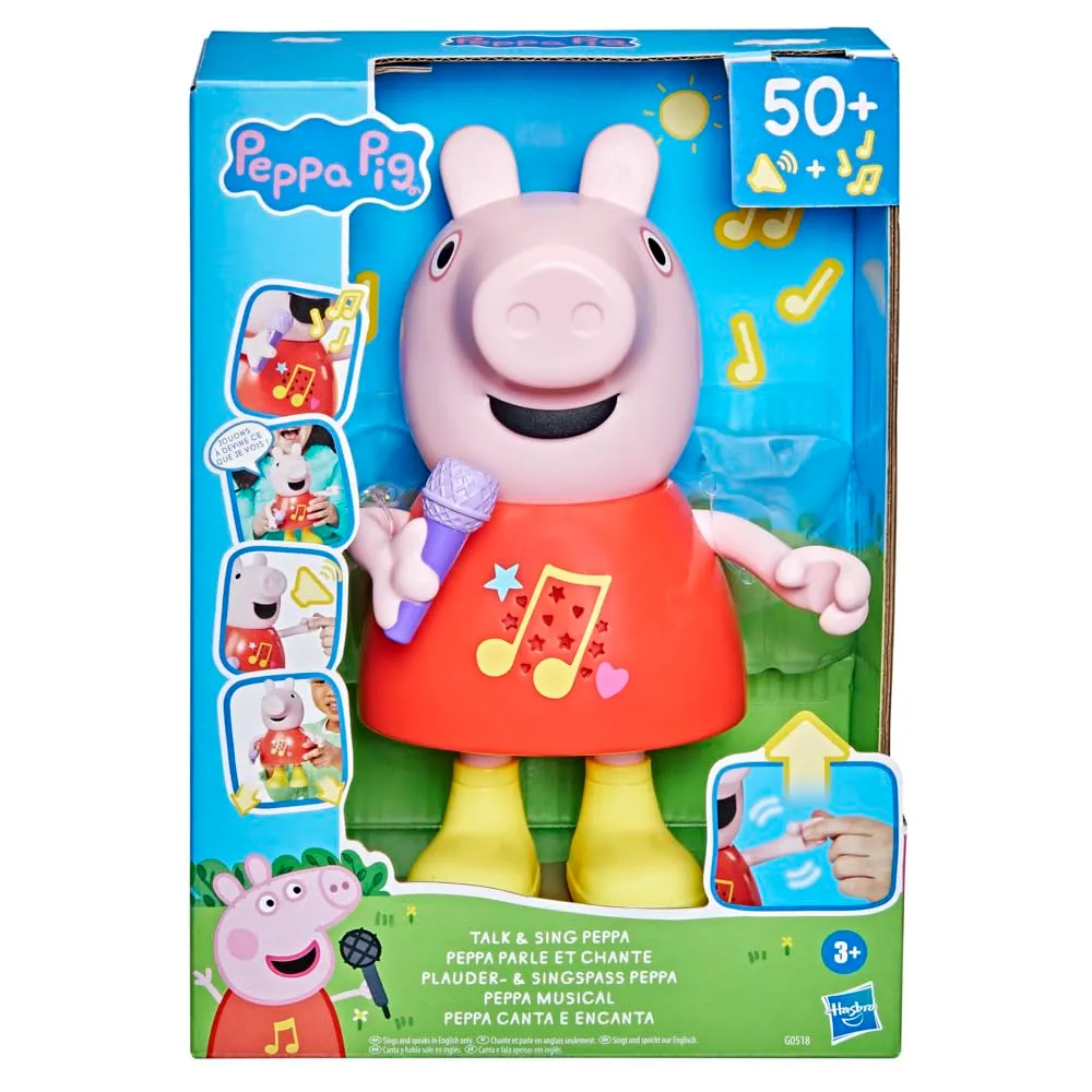 Peppa Pig Muñeca Musical Interactiva con Sonidos y Canciones