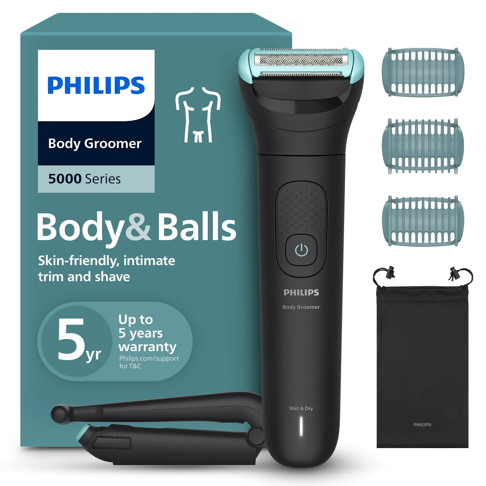 Afeitadora Corporal Philips Series 5000 BG5480/15