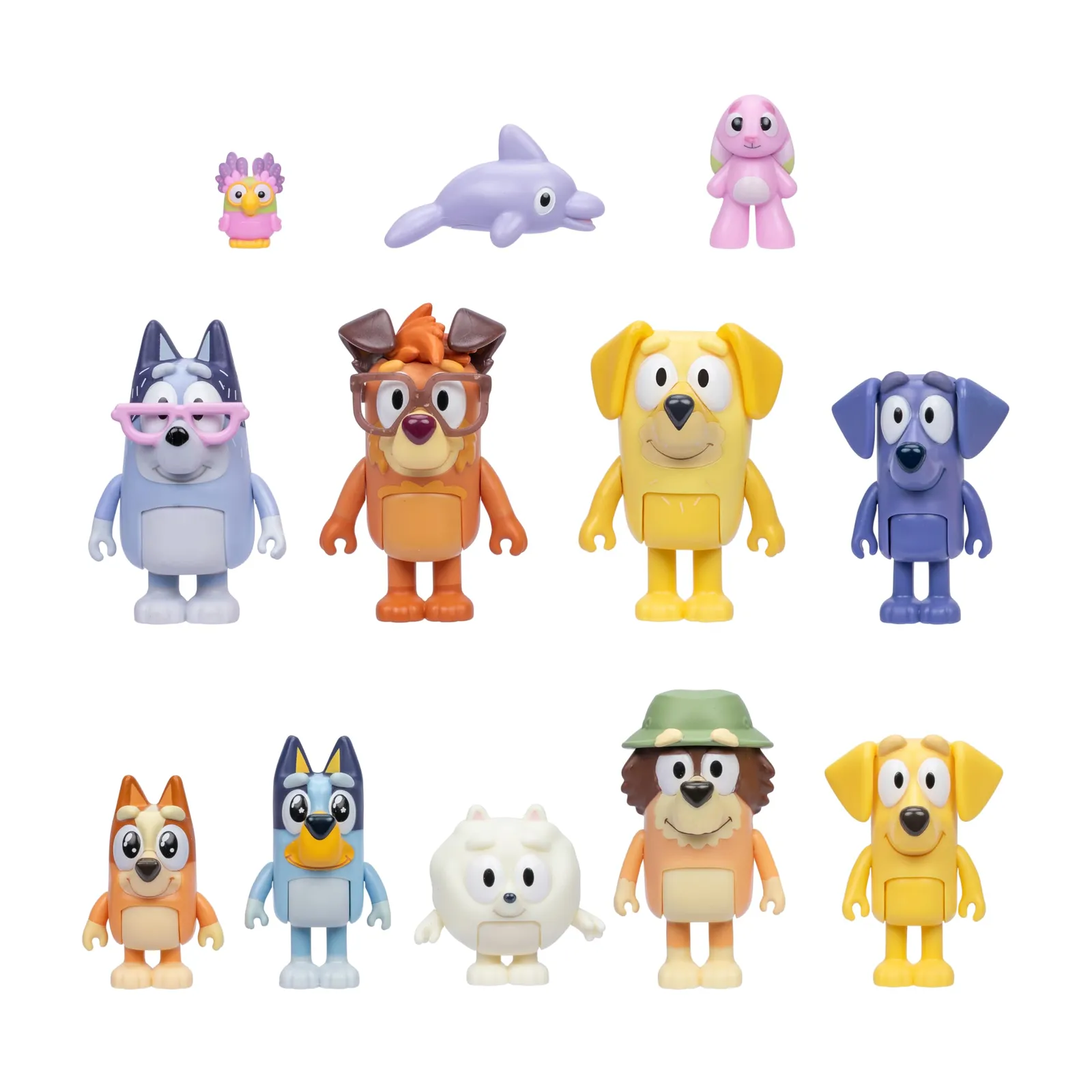 BLUEY Pack 12 Figuras Coleccionables para Contar Historias