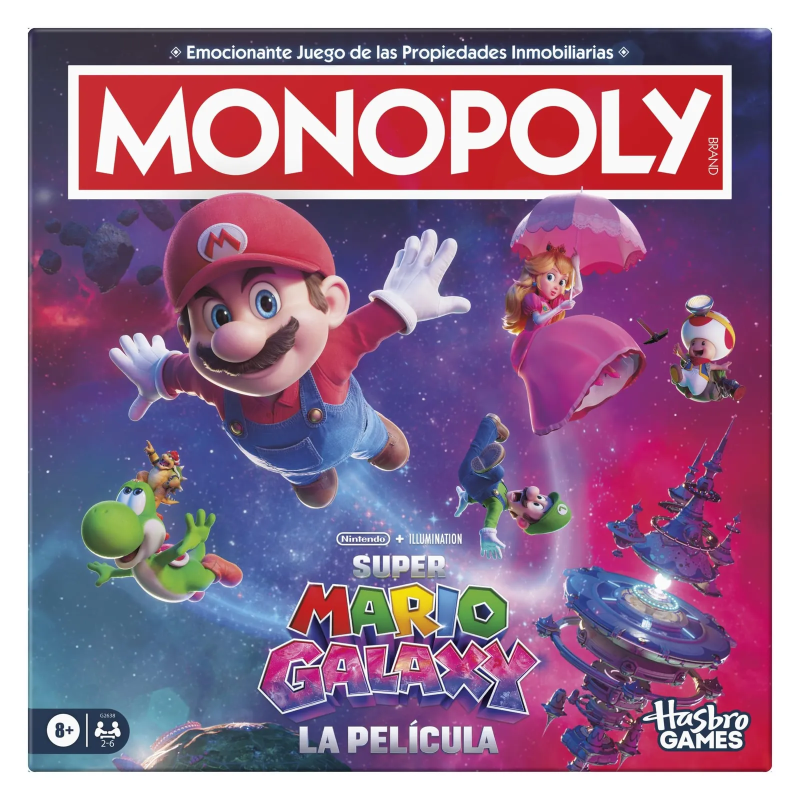 Monopoly Super Mario Galaxy Edición Película: Juego de Mesa en Preventa