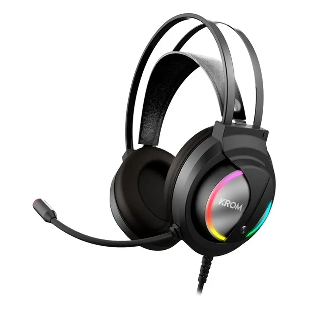 Auriculares Gaming Krom Kappa USB con Micrófono y RGB