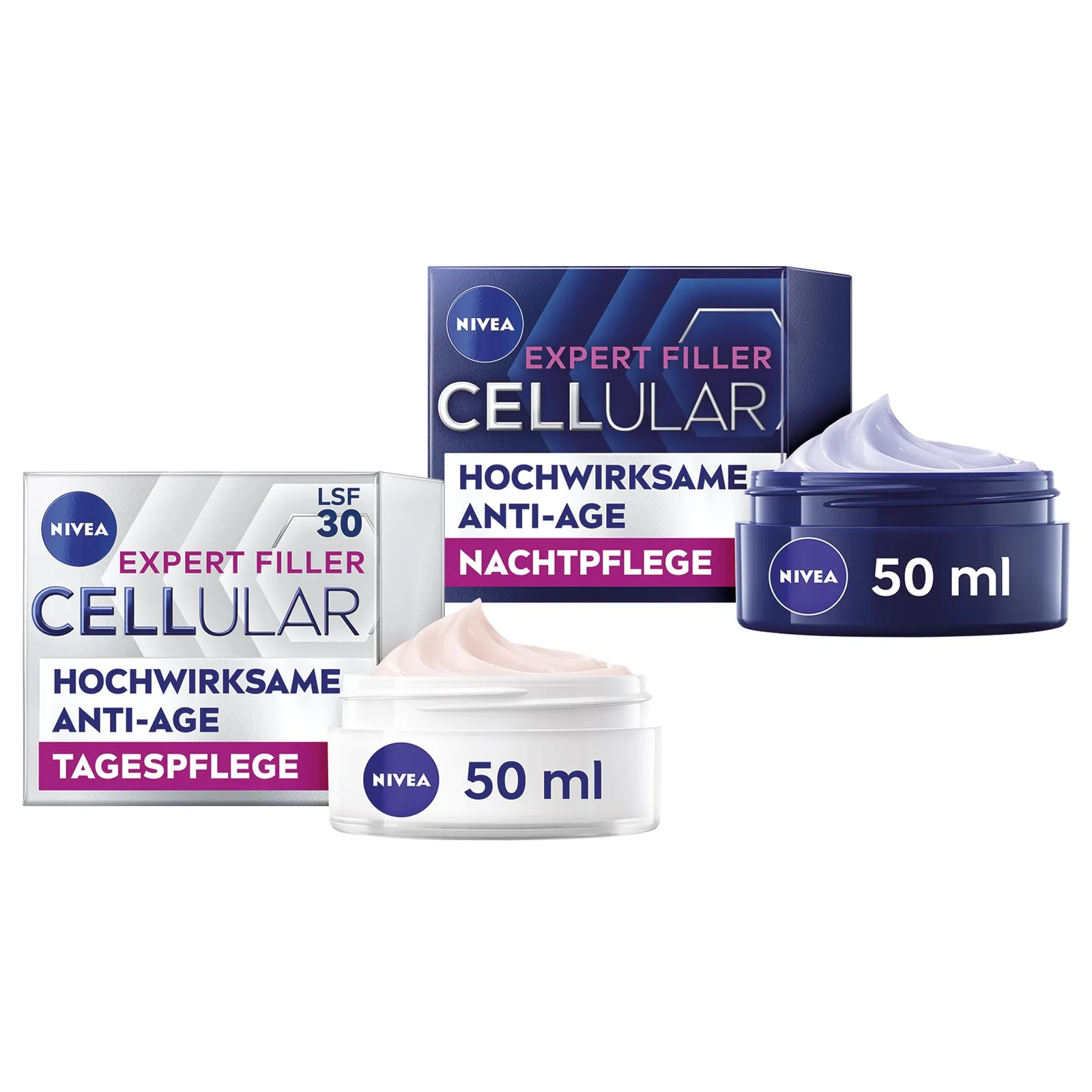 Nivea Cellular Expert Filler: Pack Crema Día SPF30 y Noche
