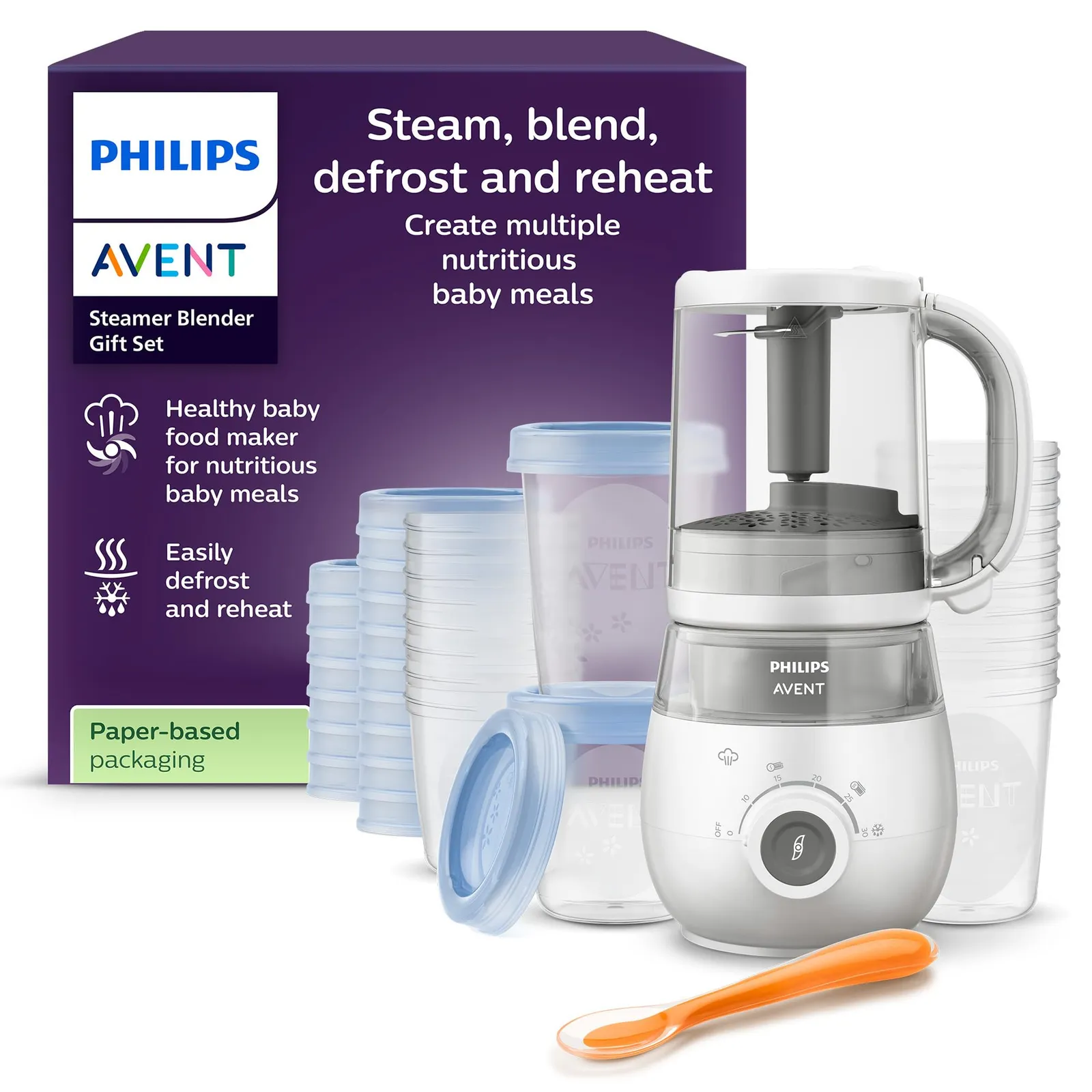 Robot Cocina Bebé Philips Avent: Vaporizador, Triturador y Más