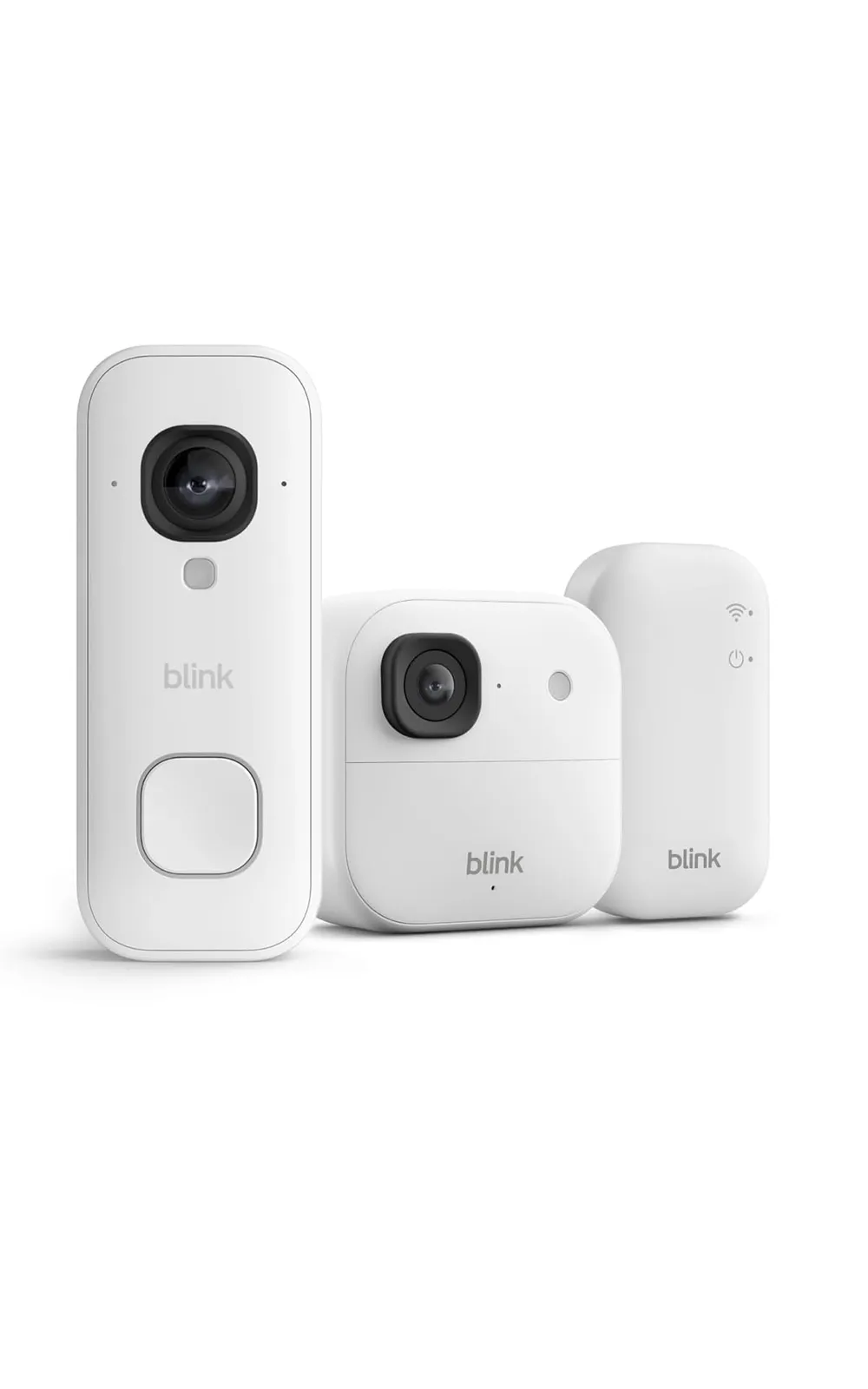 Pack Blink: Cámara Exterior 2K+ y Videotimbre Cableado 2K+