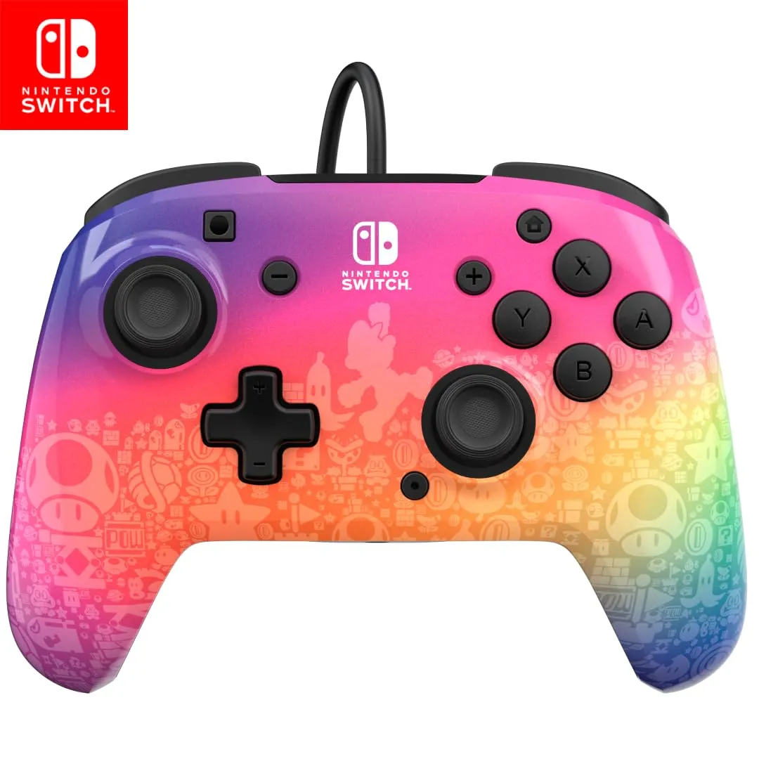 Mando PDP Switch Rematch STAR SPECTRUM con licencia oficial Nintendo