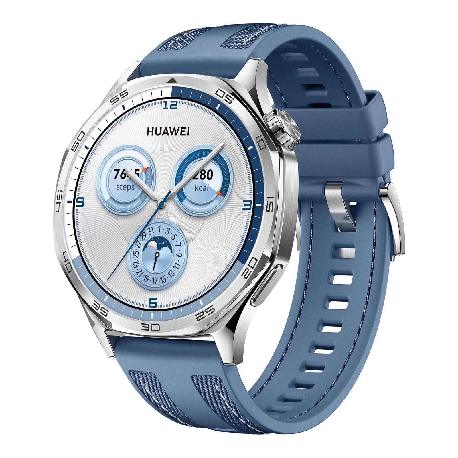 HUAWEI Watch GT 5 46mm Smartwatch Azul - Diseño Sofisticado, Running, Ciclismo, Salud, 14 Días Batería