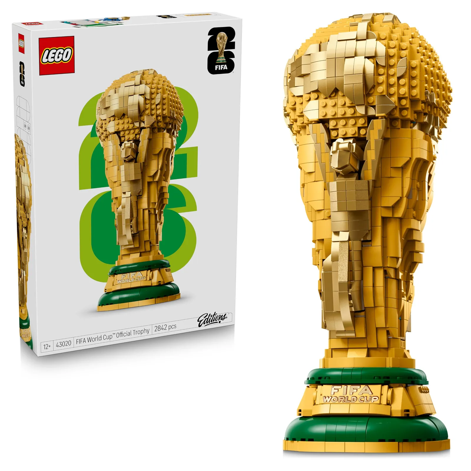 LEGO Trofeo Oficial Copa Mundial FIFA 3D - Maqueta con Minifigura Coleccionable