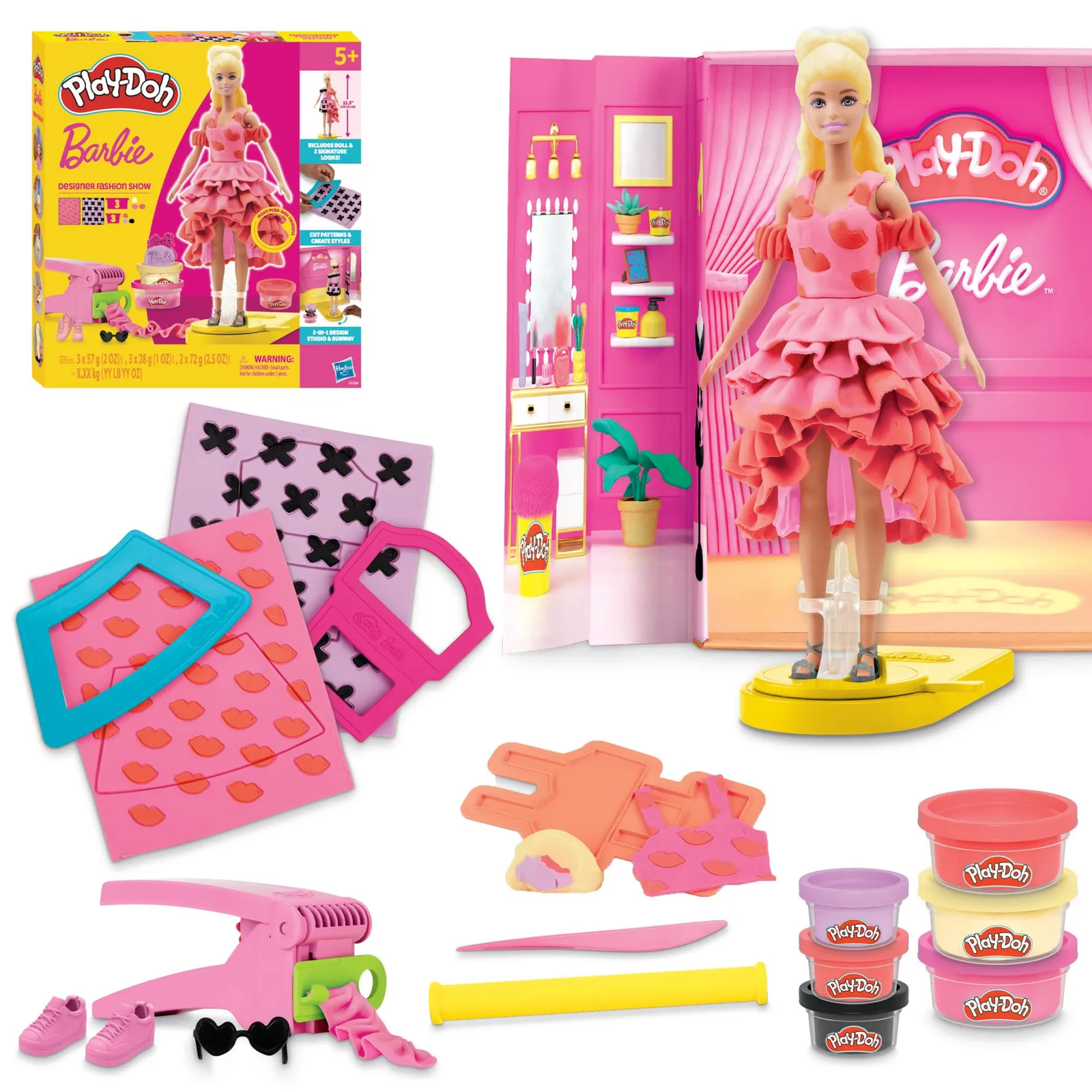 Set Play-Doh Barbie Desfile de Moda con Muñeca y Accesorios