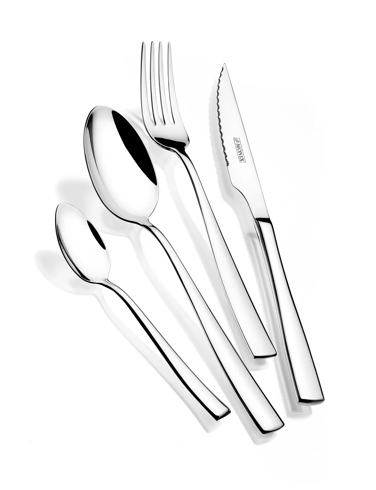 Set Cubiertos MONIX Siena 16 Piezas Acero Inoxidable Pulido
