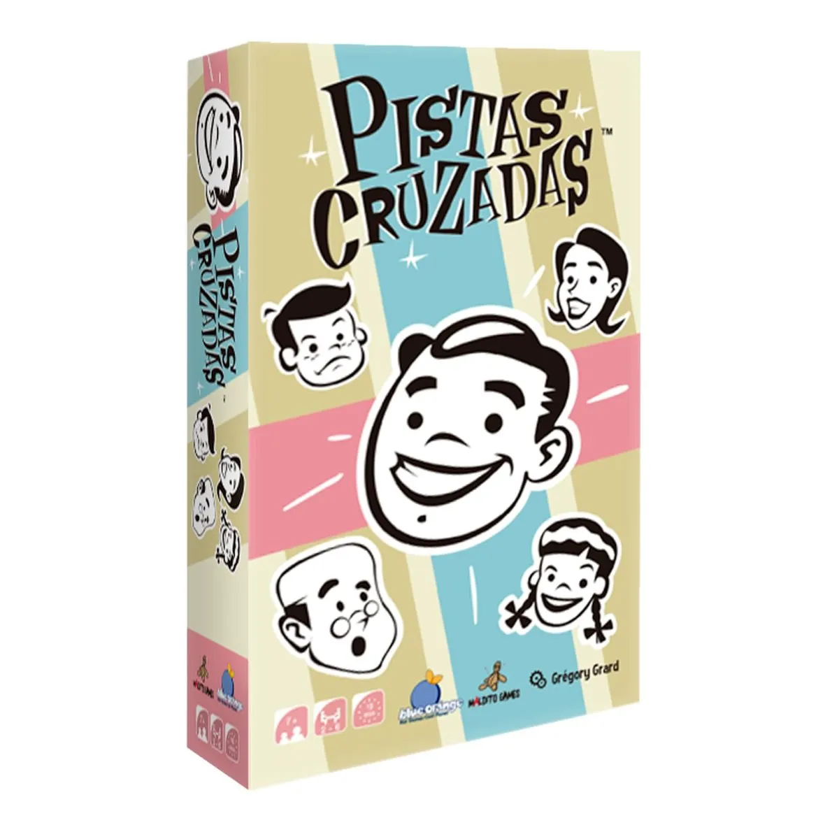 Juego de Mesa Pistas Cruzadas de Maldito Games: Palabras y Asociación para 2-6 Jugadores