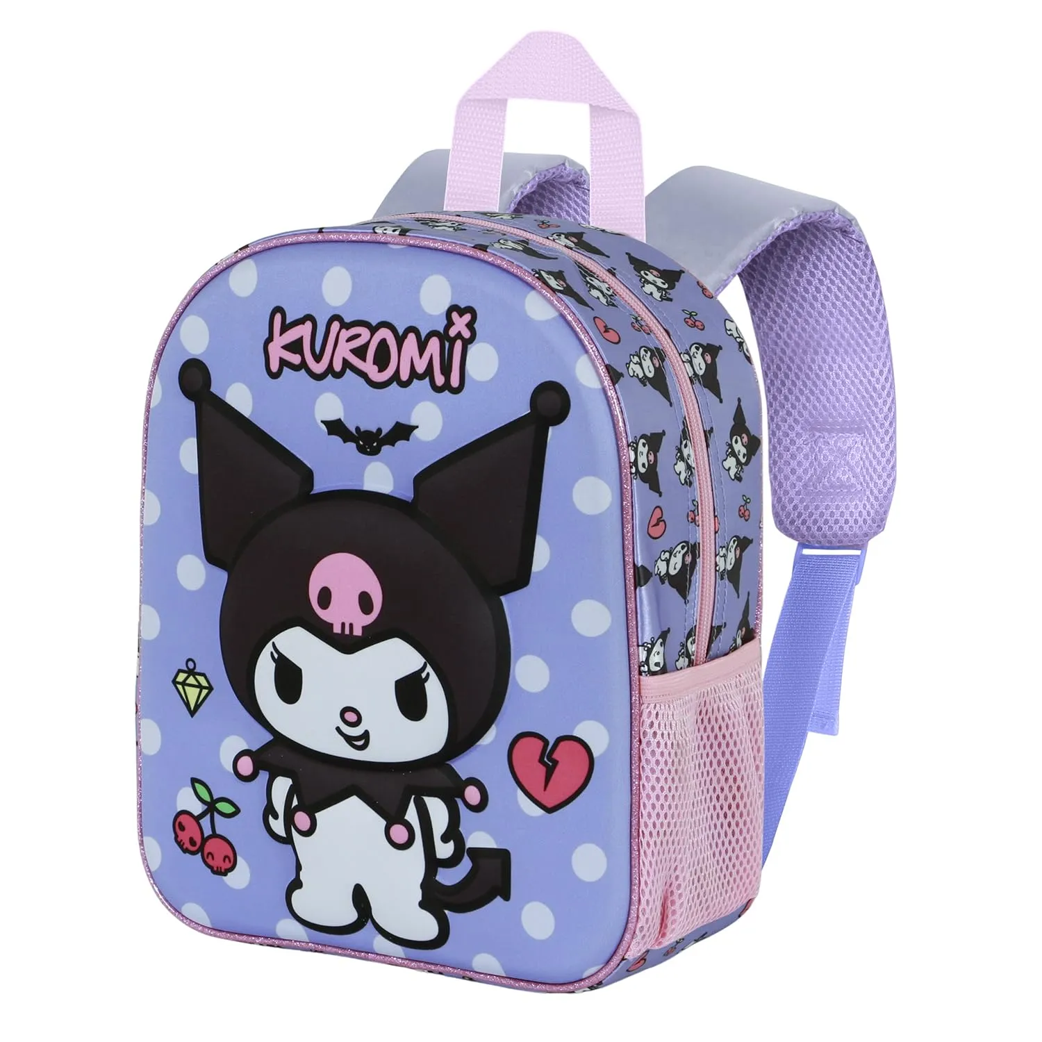 Mochila Infantil Hello Kitty Kuromi Rebel 3D 7L