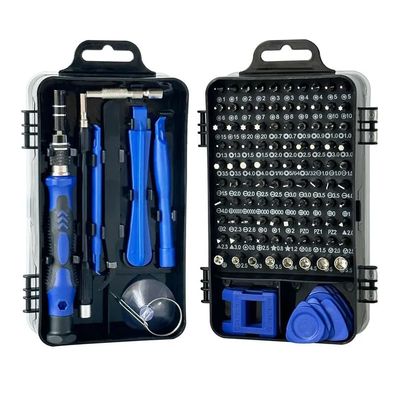 Set de 115 destornilladores de precisión