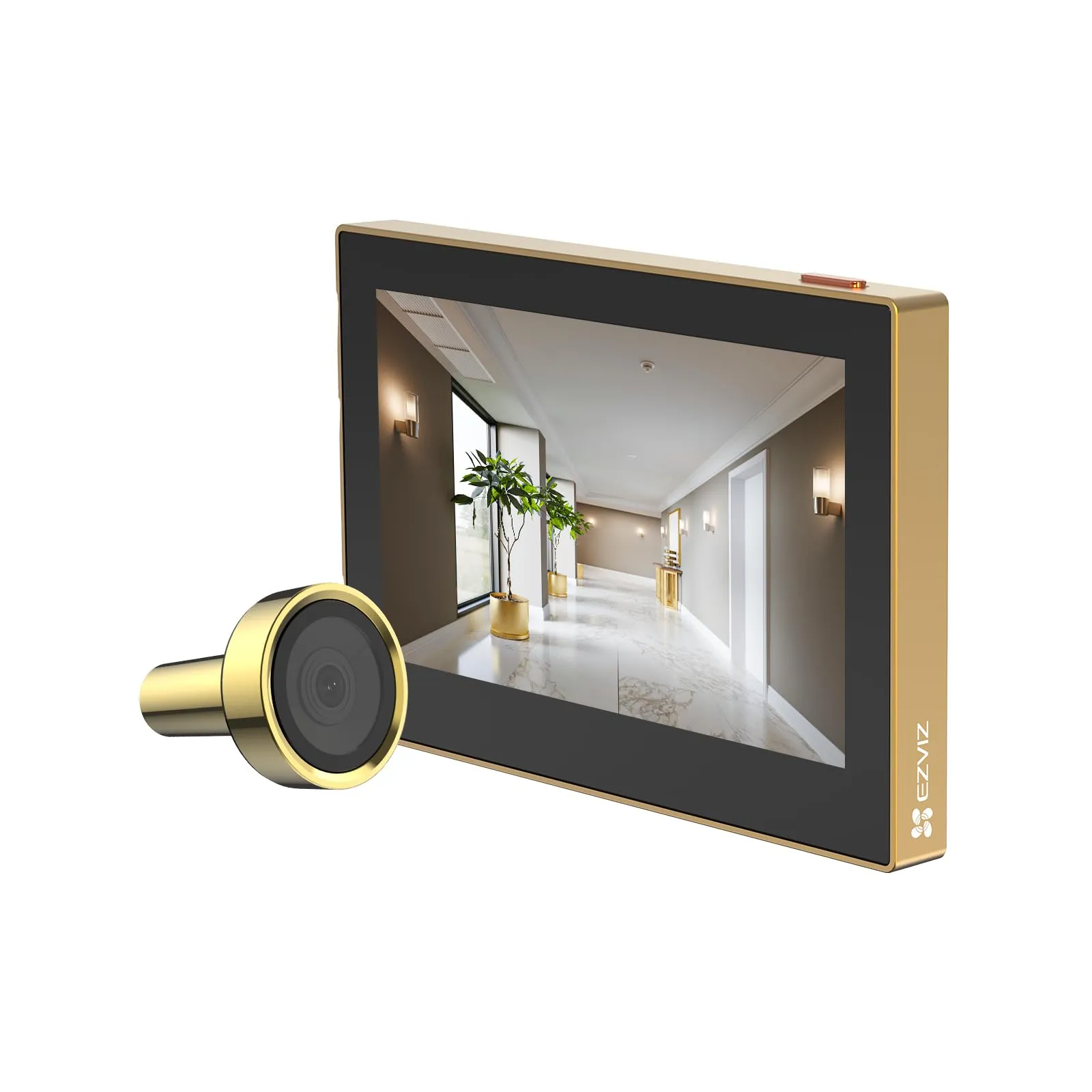 Mirilla Digital EZVIZ 080P 4.3'' Full Color, Vista 146°, Batería 2200mAh, WiFi 2.4GHz