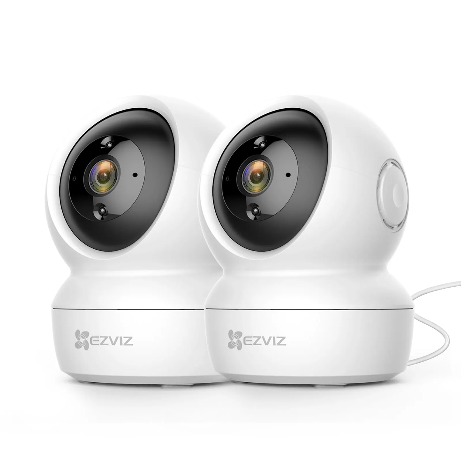 Pack 2 Cámaras Seguridad EZVIZ Interior WiFi 360º Visión 2K