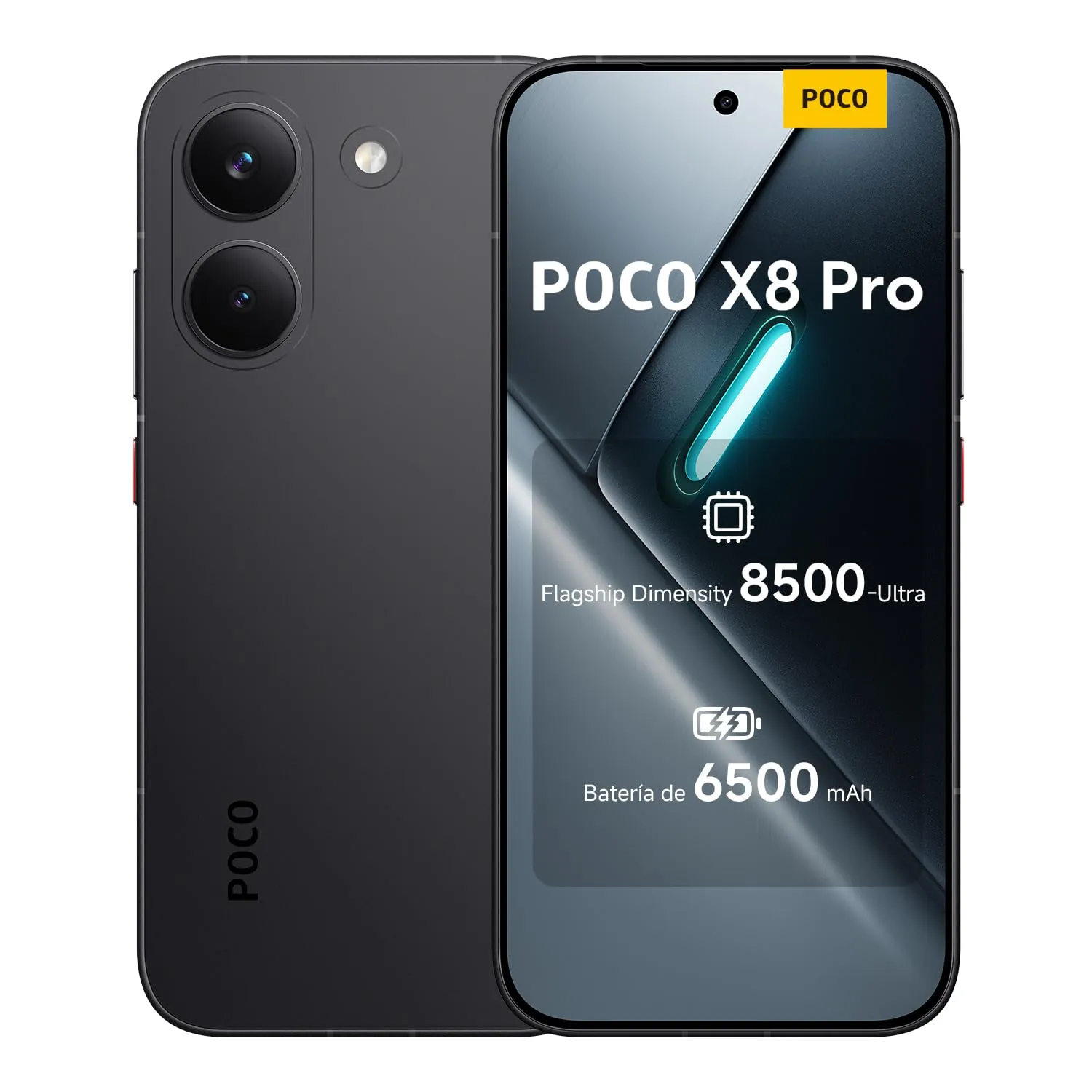 XIAOMI POCO X8 Pro: Smartphone 8+256GB, Dimensity 8500-Ultra, 6500mAh, 50MP OIS, Negro (ES)