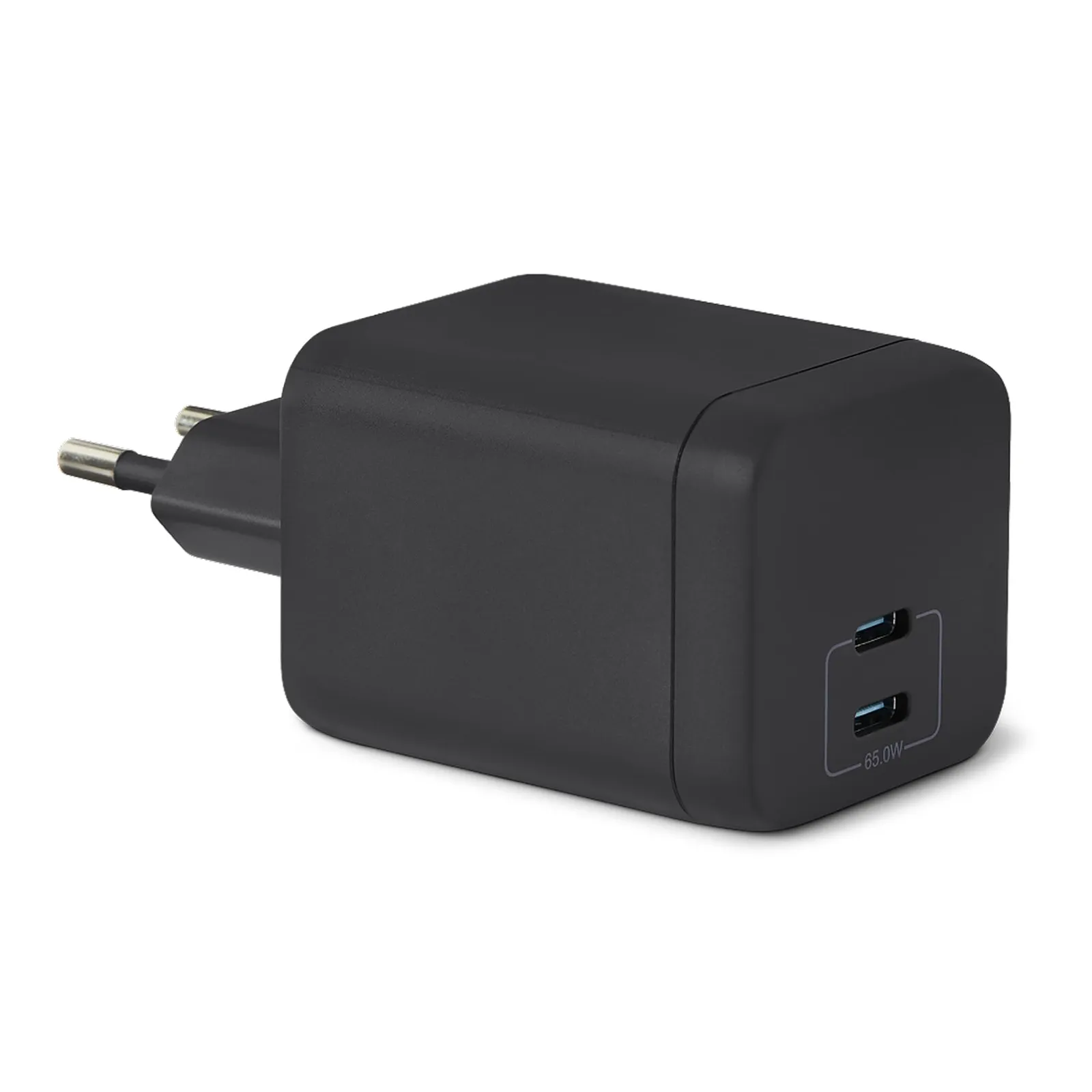 Amazon Basics Cargador USB-C GaN 65W Doble Puerto