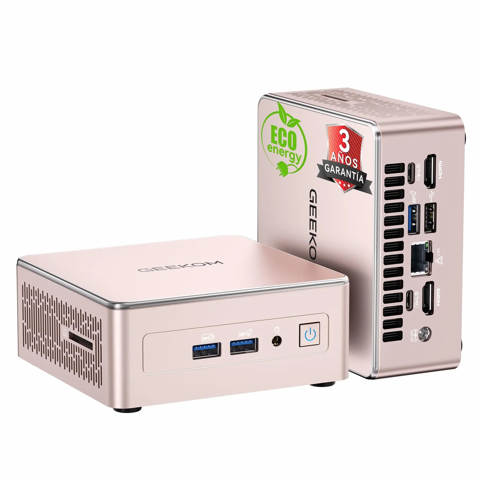 Mini PC GEEKOM A5: Ryzen 5 7430U, 16GB RAM, 512GB SSD